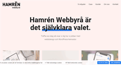 Desktop Screenshot of hamrenmedia.se