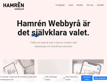 Tablet Screenshot of hamrenmedia.se